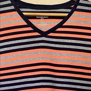 Goodfellow L Stripped T-shirt